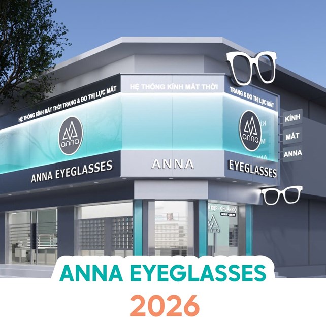 Dự Án Thiết Kế – Thi Công Chuỗi Cửa Hàng Kính Mắt Anna