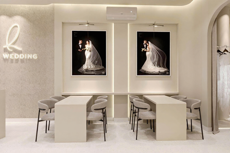 Mẫu Thiết Kế Studio Váy Cưới Hiện Đại – Hút Khách 2026